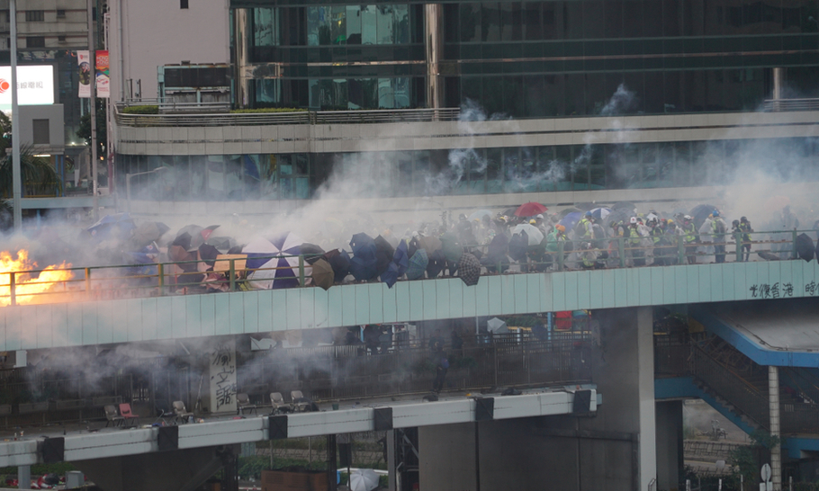 Inside Hong Kong’s besieged university, students tell of exhaustion and fear amid tear gas and rubber bullets
