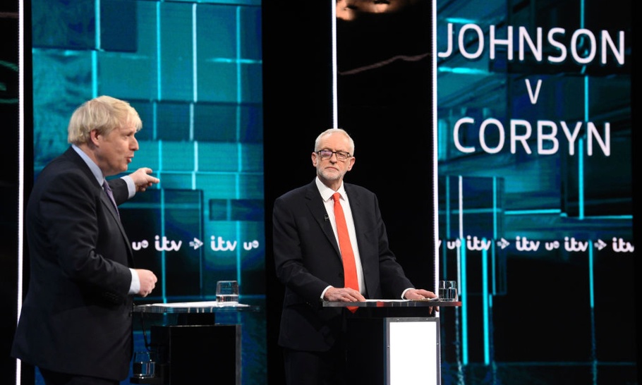 First blood in the television duel went to Boris, but Corbyn is far from finished