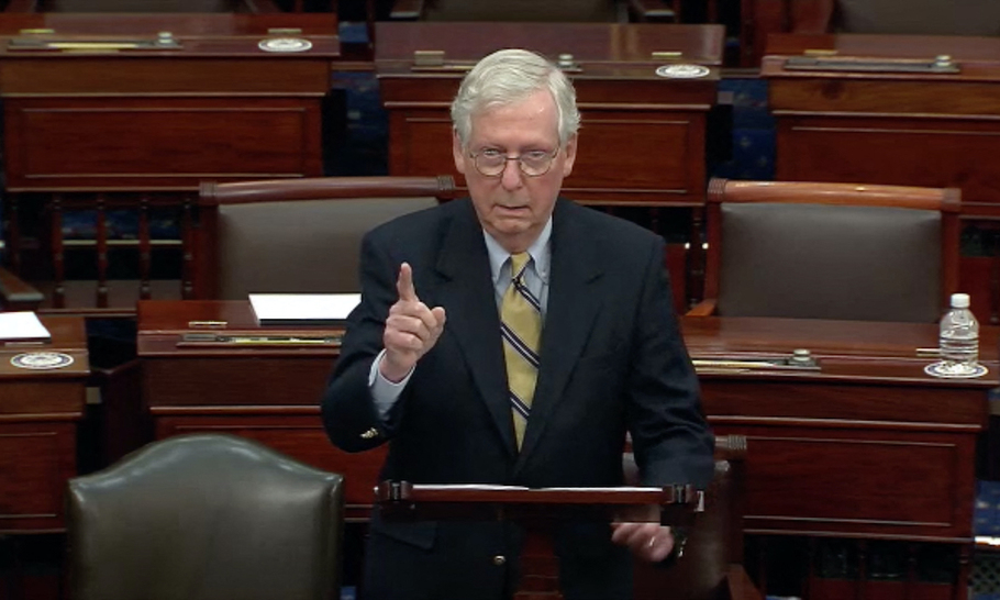 Mitch McConnell: a study in yellow