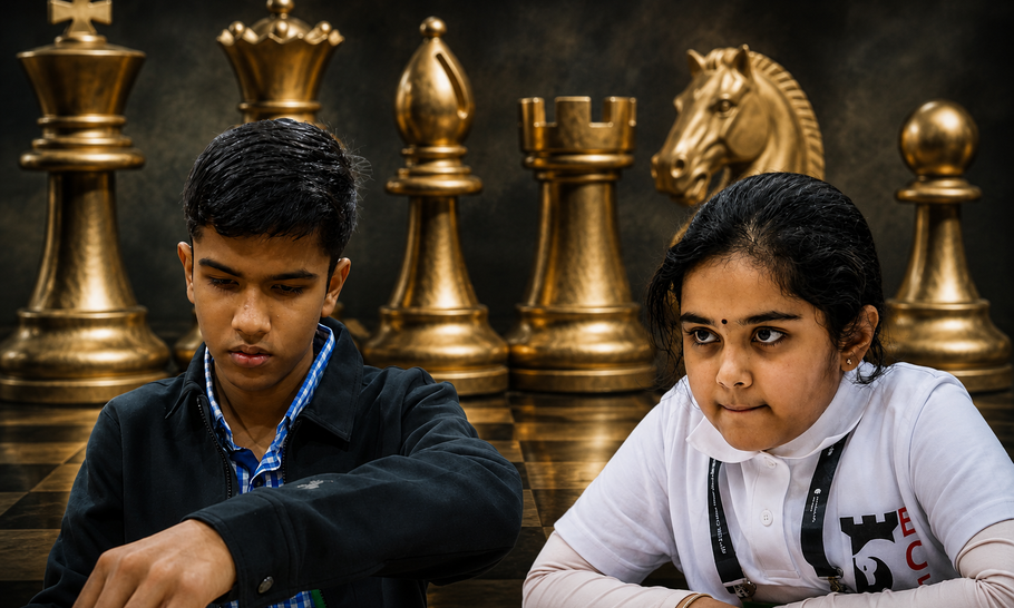 Two British chess record-breakers