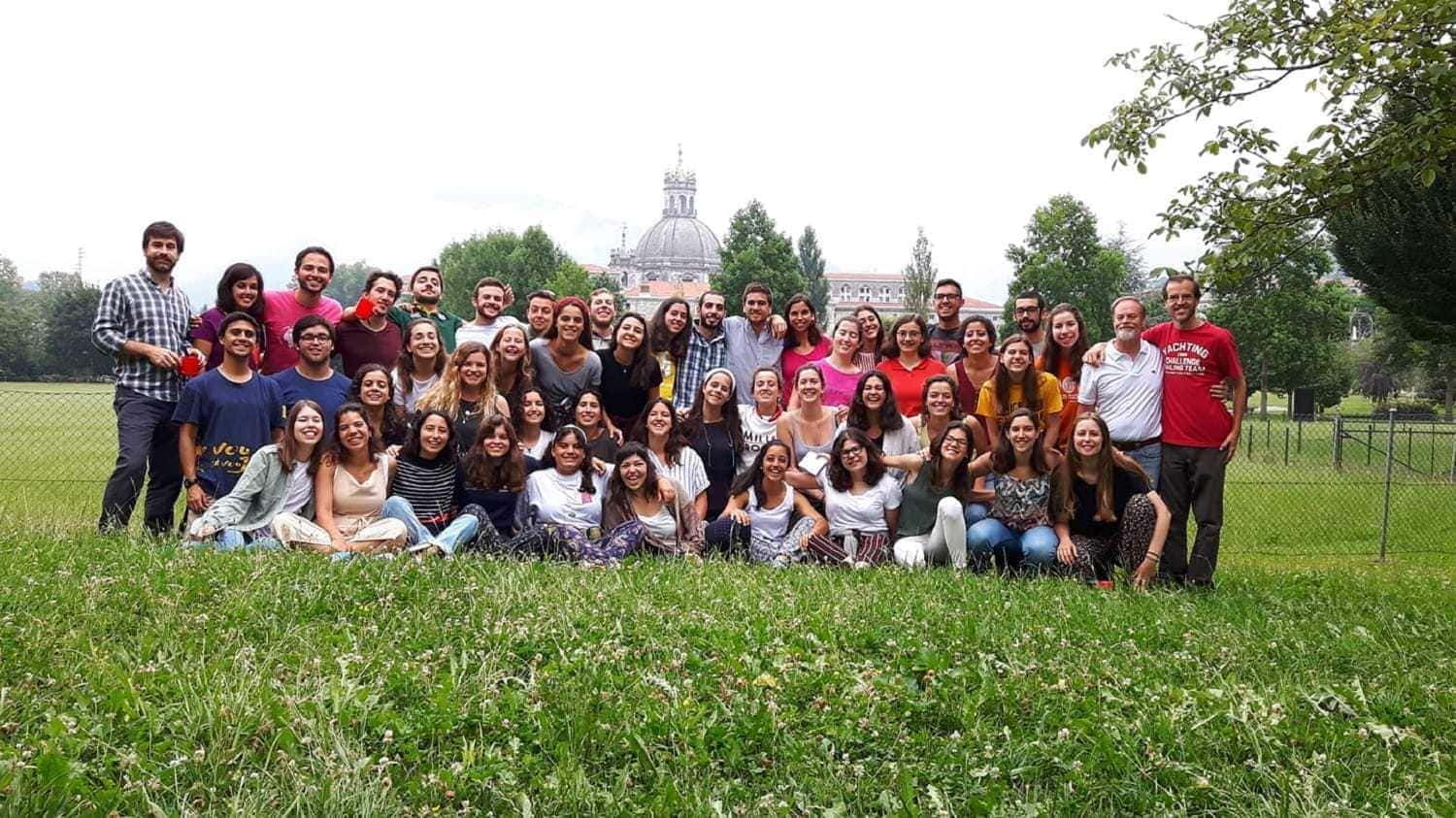 Grupo que compôs o Campo de Viajantes