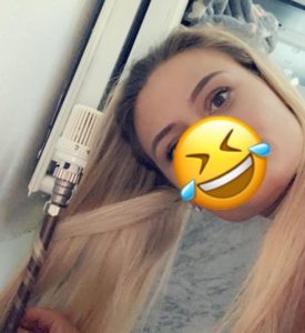 Woman’s radiator hair curling hack goes viral after losing her tongs