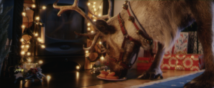 You can film one of Santa’s reindeer in your house to show the kids on Christmas morning