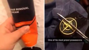 Furious woman gets revenge on cheating ex with hair removal cream in shower gel