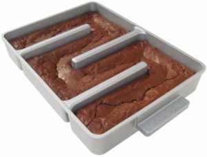 You can get a brownie tray that only bakes corner pieces