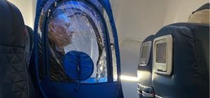 If you’re travelling and worried about coronavirus you can get a protective tent