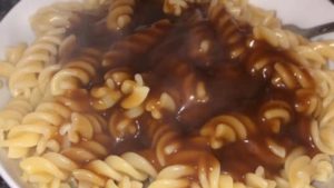 Someone made pasta and gravy and it’s sparked a huge debate