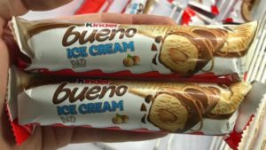Kinder Bueno ice cream bars spotted in the UK