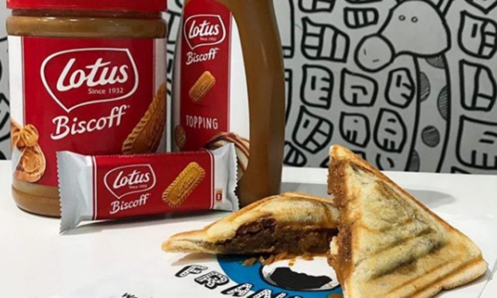 You can get Lotus Biscoff toasties in Manchester and they look so good