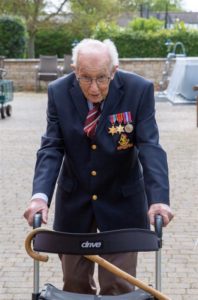 Captain Sir Tom Moore has sadly died aged 100