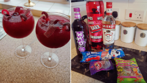 These Vimto slushy cocktails are super easy to make at home