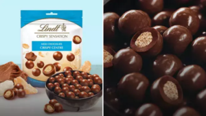 Lindt has just launched chocolate-coated cereal balls with a crispy centre