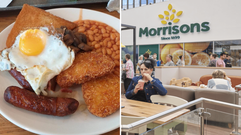 Morrisons cafes extend 50 discount to every day of the week with a full English for just £1.62