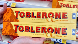 Toblerone has launched a brand new chocolate orange flavour