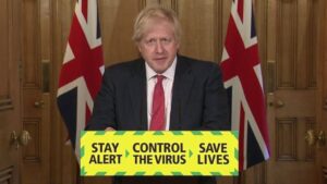 Boris Johnson will be addressing the nation on Monday
