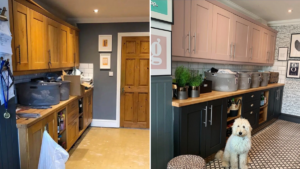 Family home transformed by 12-year-old daughter for just £50 after mum teaches her DIY