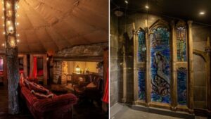 Harry Potter fans can now stay in a Gryffindor common room-inspired cottage