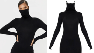 People are loving this £14 dress with a built-in face mask