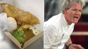 Everyone is fuming at Gordon Ramsey’s £18 take away fish and chips
