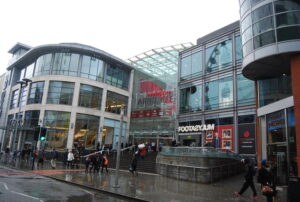 Police at the Arndale as huge queues form on first day of non-essential shops reopening