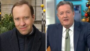 Matt Hancock agrees to Piers Morgan’s challenge to take vaccine together on live TV