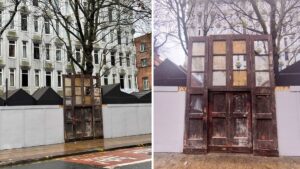 A mysterious door has just appeared in Manchester city centre