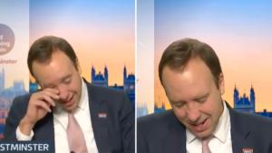 Matt Hancock cries on live TV saying vaccination ‘makes you so proud to be British’ 