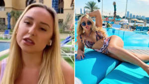Influencer says she travelled to Dubai to ‘motivate people at home’