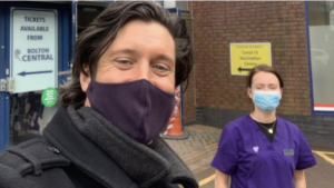Vernon Kay has been volunteering at a new Bolton vaccination centre