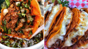 You can now get super cheesy beef fried Birria tacos with dipping gravy in Manchester