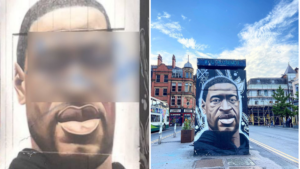 17-year-old boy arrested after the George Floyd mural was defaced with racist graffiti