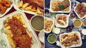 A new vegan ‘fish’ and chip shop has opened in Manchester serving up twists on chippy classics