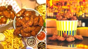 Bunny Jacksons is doing bottomless chicken wings, booze and fries from Monday
