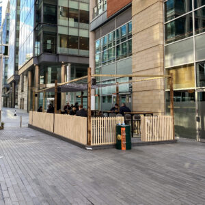 There’s a new party bar and terrace serving up crazy cocktails in Spinningfields