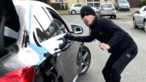 Car thief knocks 74-year-old woman to the ground during attempted carjacking