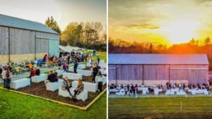 This tap room on a farm with pizza, beer and incredible views of Greater Manchester is a must visit