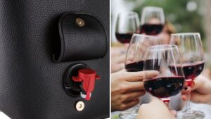 Lidl has launched a range of bags with hidden wine taps