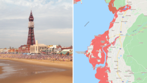 The North West towns that could end up underwater because of rising sea levels