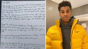 Marcus Rashford shares touching letters he received from children following Euros defeat