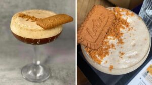 People have been making Biscoff espresso martinis and they look incredible