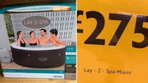 Morrisons is selling this huge Lay-Z Spa hot tub for just £275