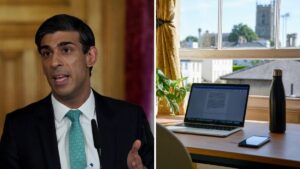 Rishi Sunak urges Brits to return to the office as he warns working from home will ‘harm careers’