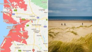 The North West beaches at risk of being wiped out in 30 years as a result of climate change