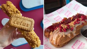 An éclair bakery in Manchester is making Biscoff éclairs