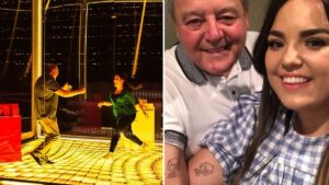 Grandad and granddaughter duo from Eccles win £100K on The Cube and get matching tattoos