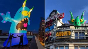 Manchester’s spooky pop-up monsters will be returning this Halloween
