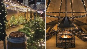 The Oast House’s popular winter tipi has officially opened for Christmas