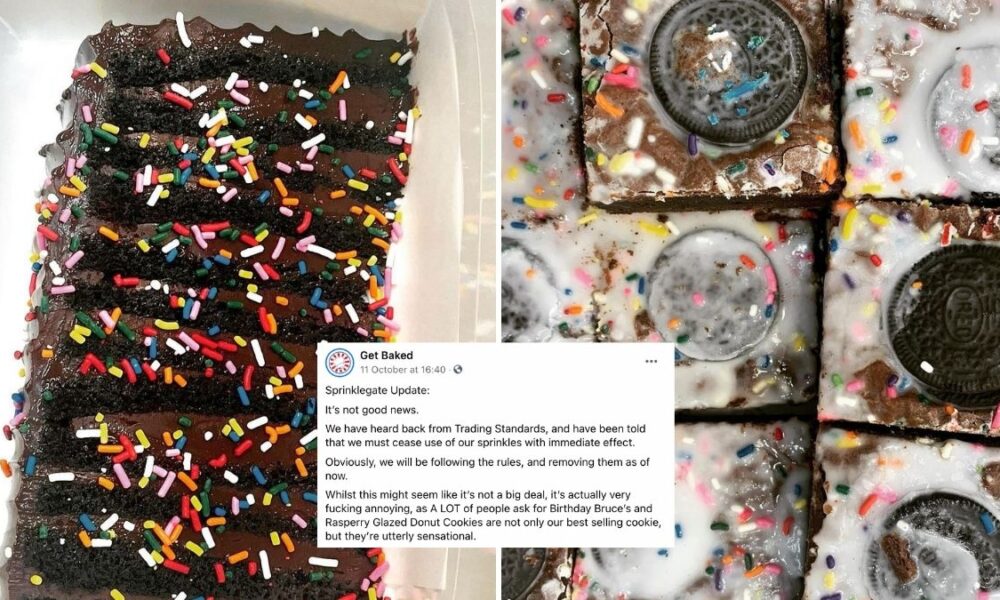 Northern baker goes on hilarious rant after 'illegal' sprinkles are