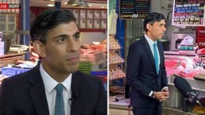 Rishi Sunak repeatedly mistakes Bury for another Northern town while stood in Bury Market