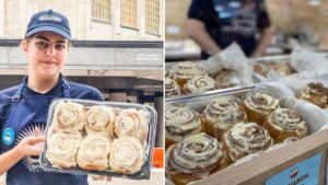 NEW OPENING: Cinnamon roll bakery Cinnabon opens first Manchester site down on Deansgate